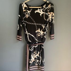 🌟3/$15! White House/ Black Market Boho 3/4 Sleeve Dress